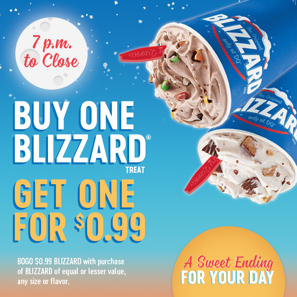 BOGO $0.99 Blizzard